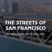 A screenshot of the ending title card of the show, with "at SFSU fine arts gallery" underneath